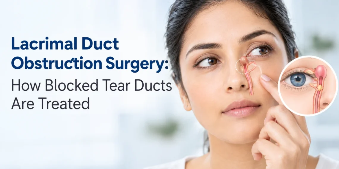 lacrimal duct obstruction surgery